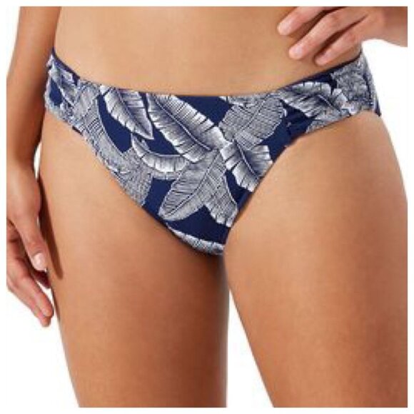 Tommy Bahama Other - NWT Tommy Bahama Women's Reversible Navy & White Tropical Bikini Bottom, size XL